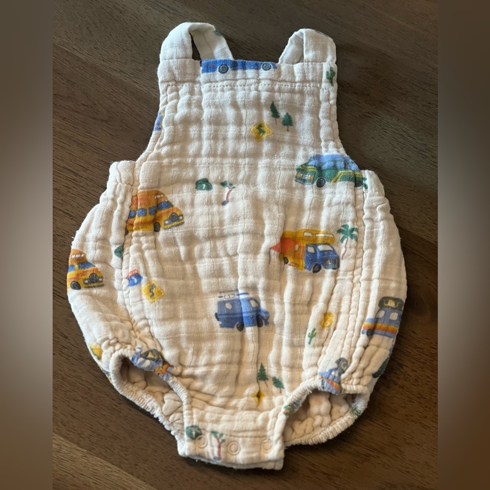 Angel Dear Muslin Retro Sunsuit 0-3 months